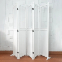 Partisi Ruangan Kayu Warna Putih