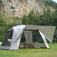 Vidalido 5 6 8 10 Person MARKINO UVOutdoor Party Team Shelter Tent Family Pergola Beach Relief Awning Car SUV Camping Tent