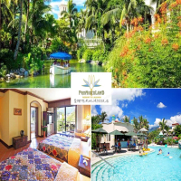 【花蓮理想大地渡假飯店】雙11限定★雙人豪華客房含早+竹筏+運河遊船(第3.4人免費住)