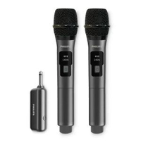 Philips DLM3401IP 無線麥克風連 3.5mm / 6.3mm 接收器｜雙咪