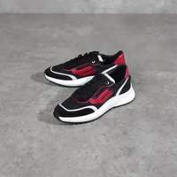 Sepatu BALLY DEMMY MESH RED BLACK SNEAKER 100% ORIGINAL 44