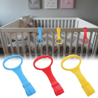 Pull Ring For Playpen Infant Bed Crib Hanging Baby Learn to Stand Nursery Rings Hand Cot Kids Bed Playing Accessory