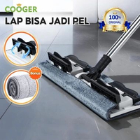 MJ COOGER Pel Lantai Spray Mop Semprot Tangki Air Panel Lebar Microfiber Tebal Pel Lantai Praktis Mu