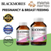 BLACKMORES Pregnancy Breast Feeding Gold Suplemen Vitamin Mineral Ibu Hamil Menyusui Pregnancy 120 B