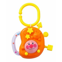 大賀屋 麵包超人 手搖鈴 表情變換 嬰兒玩具 嬰兒 玩具 兒童 兒童玩具 搖鈴 日貨 正版授權 T00110181