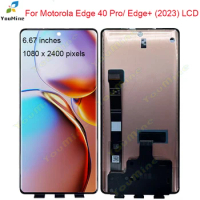 6.67"For Motorola Edge 40 Pro LCD Display Touch Panel Screen Digiziter Replacement For Motorola Edge+ (2023) Edge Plus 2023 LCD