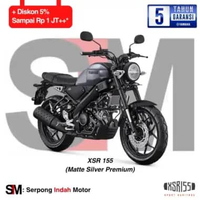 SIM-Sepeda Motor Yamaha ALL NEW XSR 155 XSR 155-Matte Silver Premium