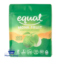 Equal Monk Fruit 200G Pouch 100 Percent Natural Sugar Replacement Zero Calorie And Diabetic Friendly