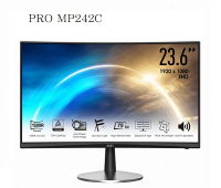【最高折200+跨店點數22%回饋】MSI 微星 PRO MP242C 24型/FHD/HDMI/曲面美型螢幕