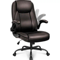 Ergonomic office chair, administrative chair, soft cushion, flipping armrest, computer chair, adjustable back and waist