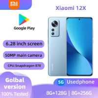 Xiaomi 12X 5G Android 6.28-inch RAM 8GB ROM 128GB Qualcomm Snapdragon 870 used phone