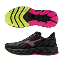 【MIZUNO 美津濃】慢跑鞋 男鞋 運動鞋 緩震 SKY 黑桃 J1GC240206