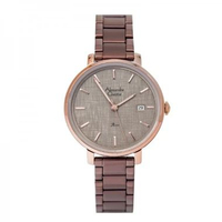 Alexandre Christie AC 2870 Rosegold Brown New LDBROBO1