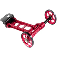 Folding bike push wheel + bracket for birdy bike disc and short V brake easy wheel compatible with 18/20 inch birdy