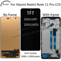 Incell For Xiaomi Redmi Note 11 Pro LCD 2201116TG, 2201116TI Display Touch Screen Digitizer For redmi note 11 pro 5g global LCD