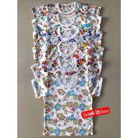[จัดส่งทันที] (Pack of 5 Pieces) Children's Short-Sleeved T-Shirts Children's Shorts Sizes Ss, S, M,