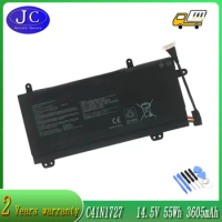 JCLJF new C41N1727 55WH Laptop Battery For ASUS ROG Zephyrus GM501 GM501G GM501GM GM501GS GU501 GU501GM Series Free Tools