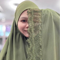 Telekung Diyana Lace Viscose Soft Awning Edisi Terbaru 2025