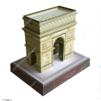Arc de Triomphe  Prancis papercraft miniatur sejarah warisan dunia diy kerajinan kertas tangan maina