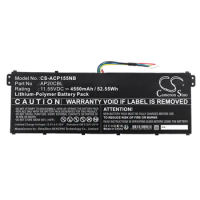 laptop battery for 4550mAh Li-Polymer 11.55V 52.55Wh for Acer Swift 3 SF314-511-51YL Swift 3 SF314-511-71VL AP20CBL Notebook