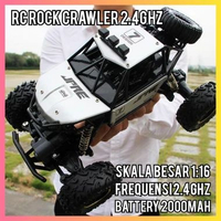 LC - Rock Crawler 1:16 4WD Remote Control 6141 Offroad Truck Mainan Mobil Remote Kontrol 6241 Silver
