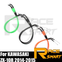 For KAWASAKI ZX-10R 2011-2015 Motorcycle Throttle Cables Accelerator Lines Accessories NINJA ZX10R ZX 10R 2012 2013 2014 Green