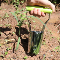 不鏽鋼移苗器挖土器種菜種花扦插工具移栽小苗多肉植物小鏟子