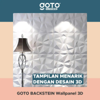 (Promo Terbatas) Goto [COD] Backstein Wallpanel Sticker Wallpaper Stiker Dekorasi Dinding 3D