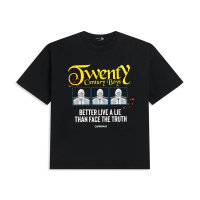 CARNIVAL CNVX20C26T15BK 20th CENTURY BOYS THE FACE OF LIES T-SHIRT OVS BLACK