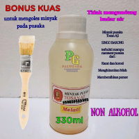 MELATI330ML minyak pusaka keraton premium perawatan antikarat anti korosi organik bonus kuas untuk o