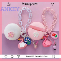 for OPPO Enco Air2i / Buds2 Case Protective Air 2i Buds 2 Cute Cartoon Cover Bluetooth Earphone Shell Accessories TWS Headphone
