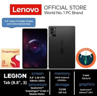 Lenovo Legion Tab Model: ZAEF0082ID Qualcomm Snapdragon 8 Gen 3 Mobile Platform 16GB 512GB Qualcomm