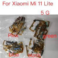 1pcs For Xiaomi Mi 11 Lite Fingerprint Scanner Flex Cable Mi11 Lite 5G Touch ID Sensor Home Button Key Smartphone Repair Parts