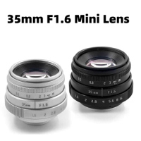 CCTV Lens 35mm F1.6 For Olympus EM10 EM5 EM1 OM-D E-M1 E-M5 E-M10 IV III II PEN-F E-P5 E-P3 E-P2 E-P1 E-PL10 E-PL9 E-PL8 E-PL7