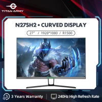 27 inch 240Hz Chicken Eating Esports Curved Display LOL Computer Game Screen 1500R Desktop Curved Monitor