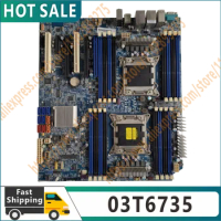 03T6735 03T6732 For D30 X79 C602 ThinkStation Motherboard Support V1 V2 CPU Mainboard 100% Tested