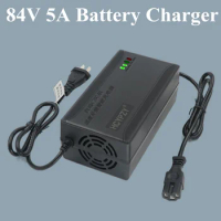 72V Electric Vehicle Lithium Battery Charger 20 Series Ternary Lithium Battery Pack 84V Voltage 5A Silent Type
