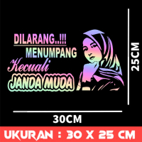 New Stiker Cutting Kata Motivasi Menumpang Stiker Kaca Pikup Truk Mobil Terbaru Berkualitas Car