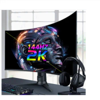 For HKC GX329Q 32 inch wide curved display desktop computer gaming 144 hz pc curved 144hz 2k screen
