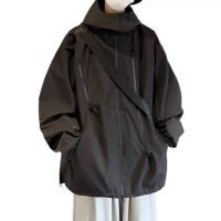 Outdoor Hooded Jacket Men's and Women's Neutral Jacket Men's Spring and Autumn Versatile Casual Loos