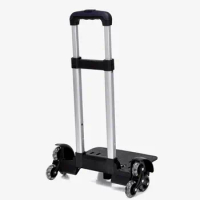 Stair Climbing Luggage Trolley Tool Cart New Portable Shopping Cart Folding Trolley Aluminum