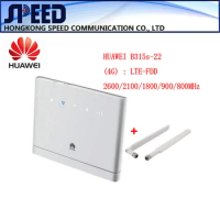 Unlocked Huawei B315 B315s-22 Wireless Routers 3G 4G CPE Routers WiFi Hotspot Router with Sim Card Slot +2pcs antenna PK B310