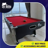 MEJA BILLIARD YPTR 9/8/7 FEET 9 Feet Merah