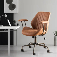 XIZZI Mid-Century Modern Office Chair,Rolling Swivel Height Adjustable Ergonomic Chair,Back Support Home Desk Chair