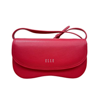 ELLE MINI BAG กระเป๋าสะพาย หนังแท้ รุ่น WEHH104 สีแดง