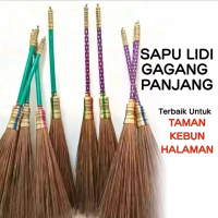 Sapu Lidi Gagang Panjang Terbaik untuk Taman Kebun Halaman