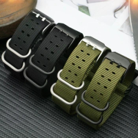 Waterproof Nylon 22 23mm Watch Strap for Luminox 3051 3150 Canvas Men's Outdoor Safety Integrated Army Green Black Accessories