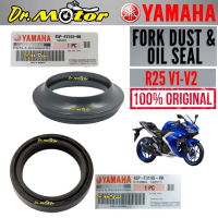 R25 V1 V2 Fork Oil Dust Seal Front Fok Getah Rubber 45P-F3144-00 45P-F3145-00 100% Original Yamaha