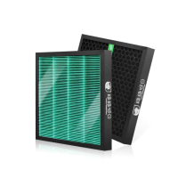 【綠綠好日】適用 Philips 飛利浦 AC5659 5000 5000i(HEPA抗菌濾芯2入 顆粒活性碳2入)