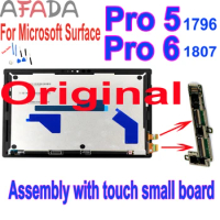 Original Lcd For Microsoft Surface Pro 5 1796 Pro 6 1807 LCD Display Touch Digitizer Assembly for pro5 pro6 + Touch Small board